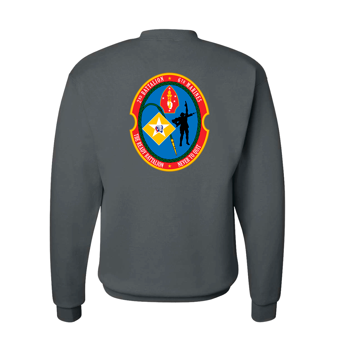 2nd Battalion 6th Marines Unit "The Ready Battalion" Sweatshirt