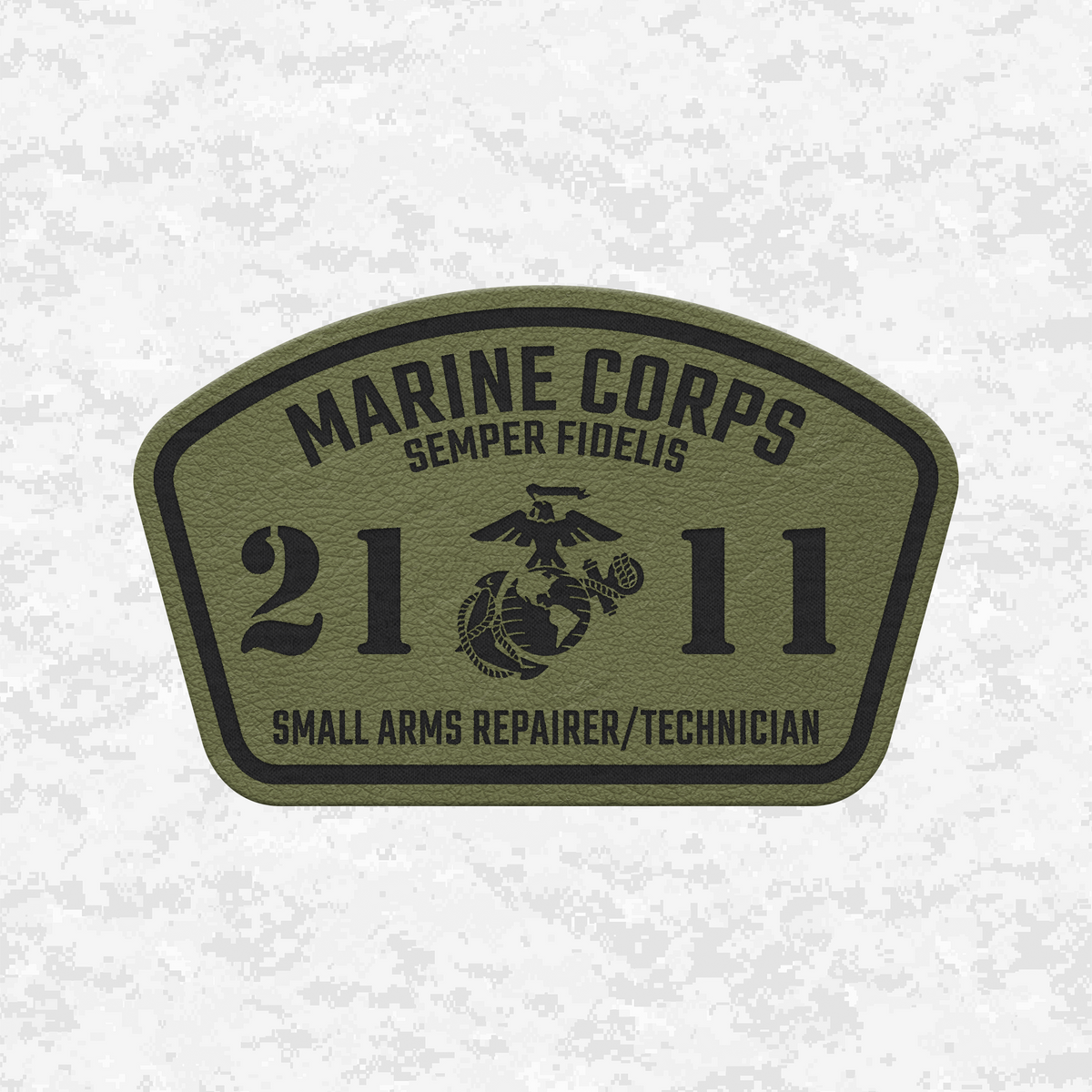 MOS 2111 Small Arms Repairer/Technician | Leather Patch | Velcro Backed