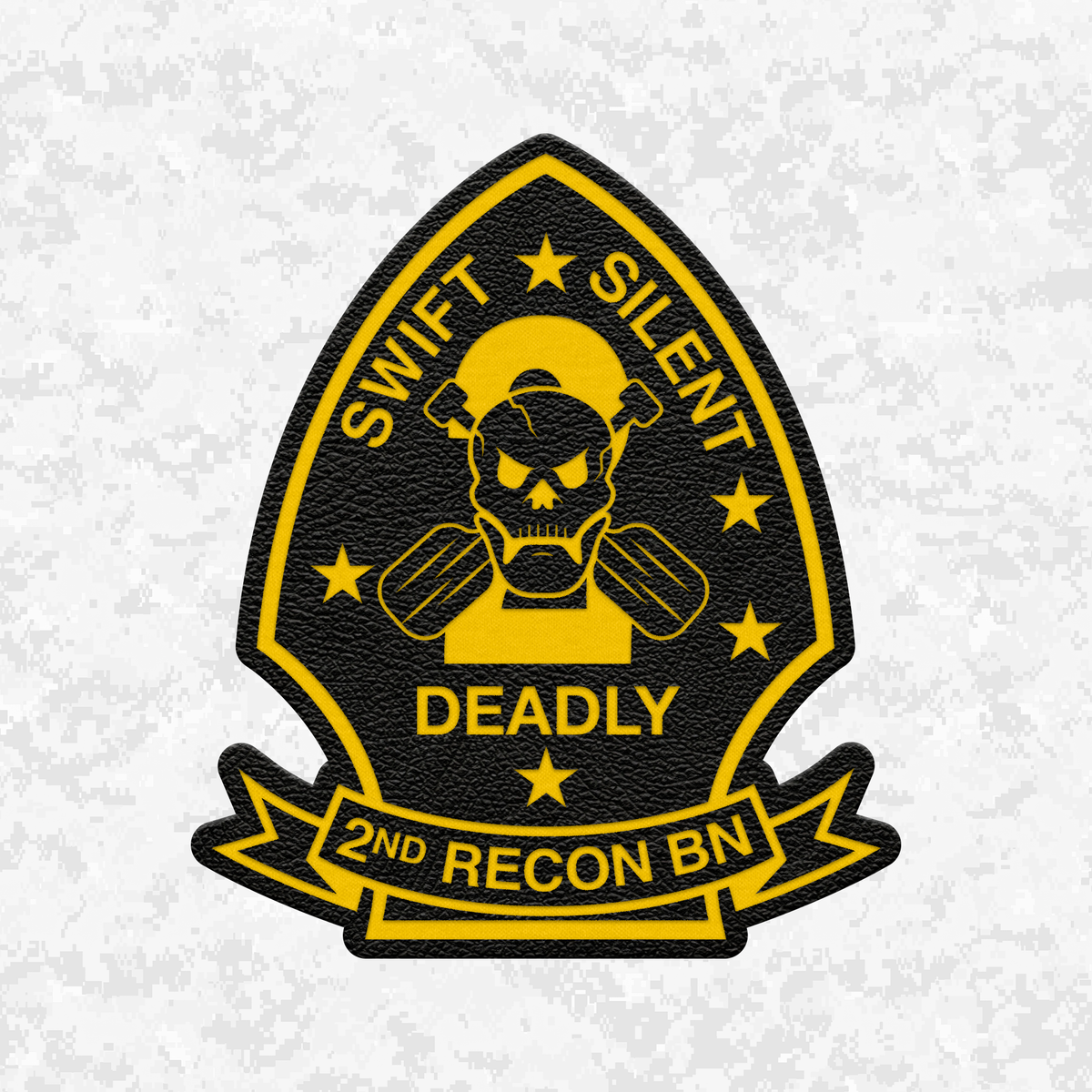 2nd Reconnaissance Battalion Unit ¨Chimera¨ | Leather Patch | Velcro Backed