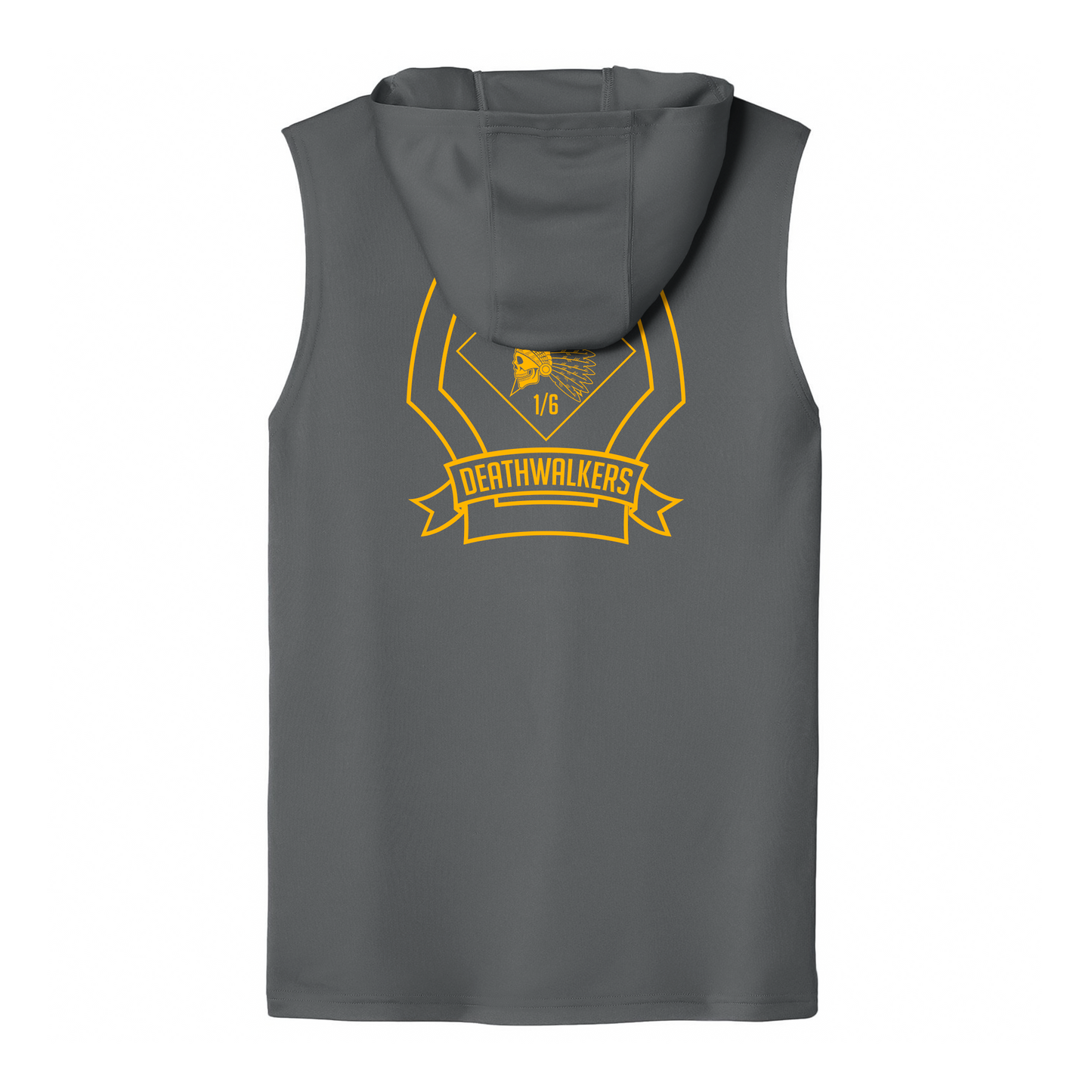 1st Battalion 6th Marines Unit "1/6 Hard" DRIFIT Sleeveless, Tank, Sleeveless Hoodie