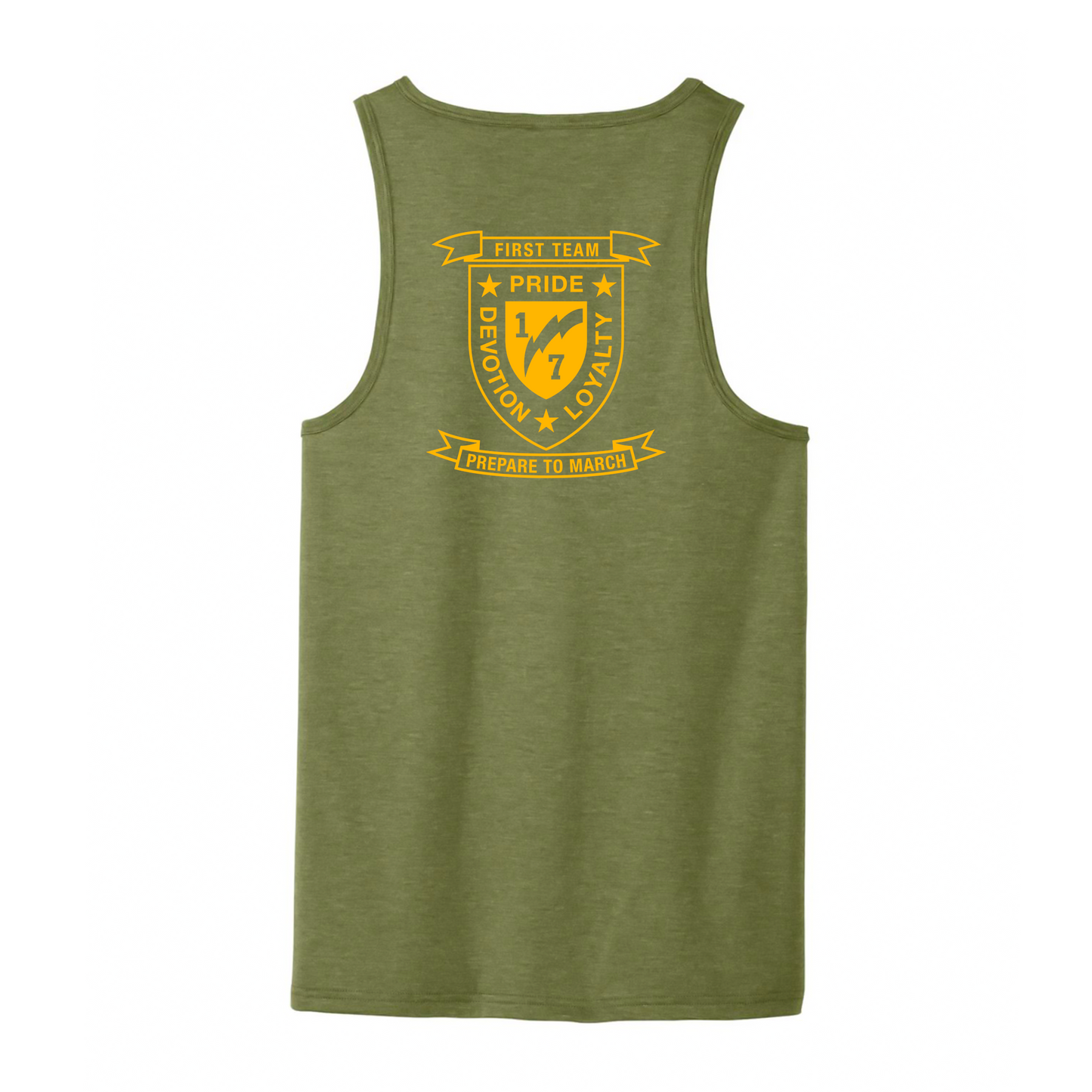 1st Battalion 7th Marines Unit "First Team" DRIFIT Sleeveless, Tank, Sleeveless Hoodie