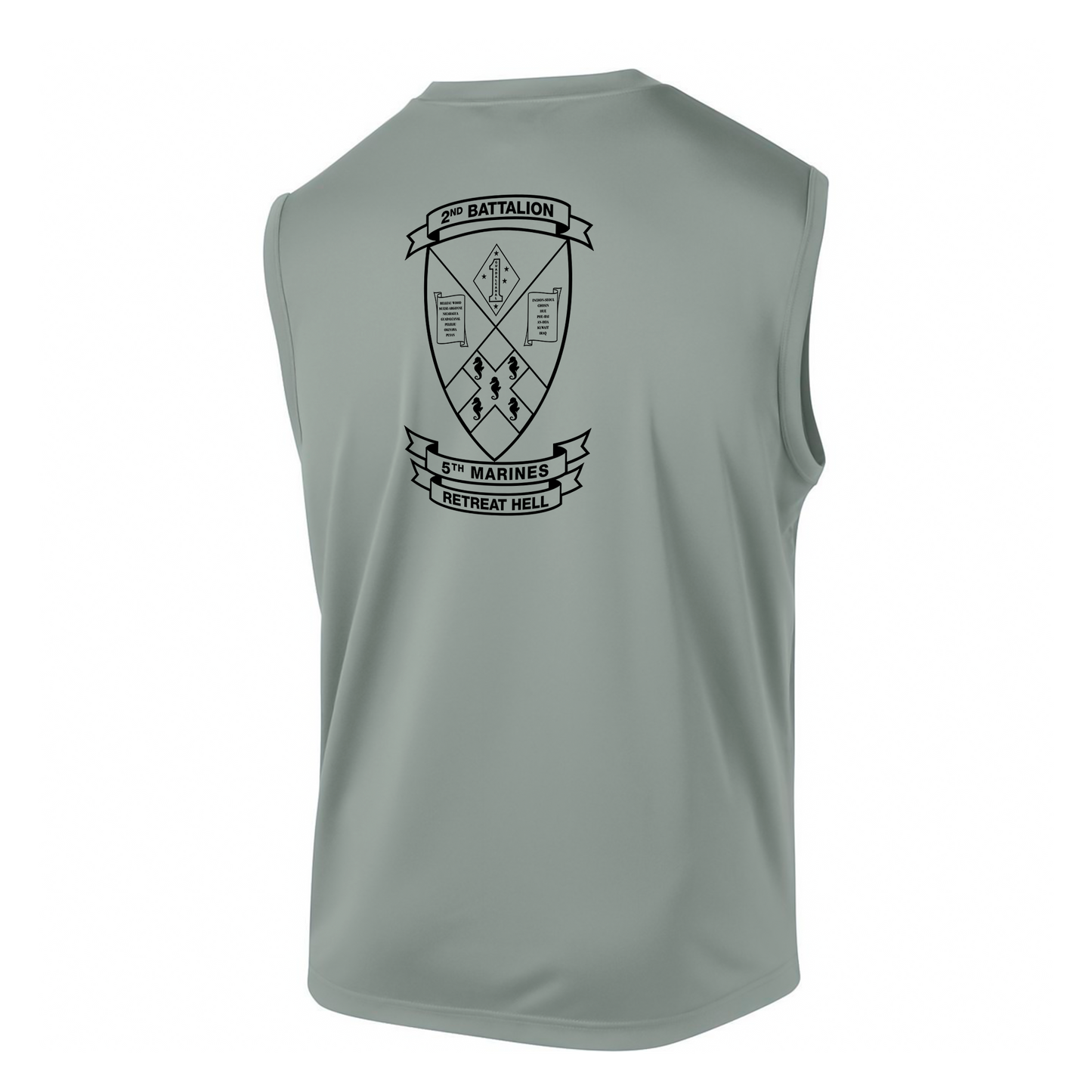 2nd Battalion 5th Marines Unit "Marauders" DRIFIT Sleeveless, Tank, Sleeveless Hoodie