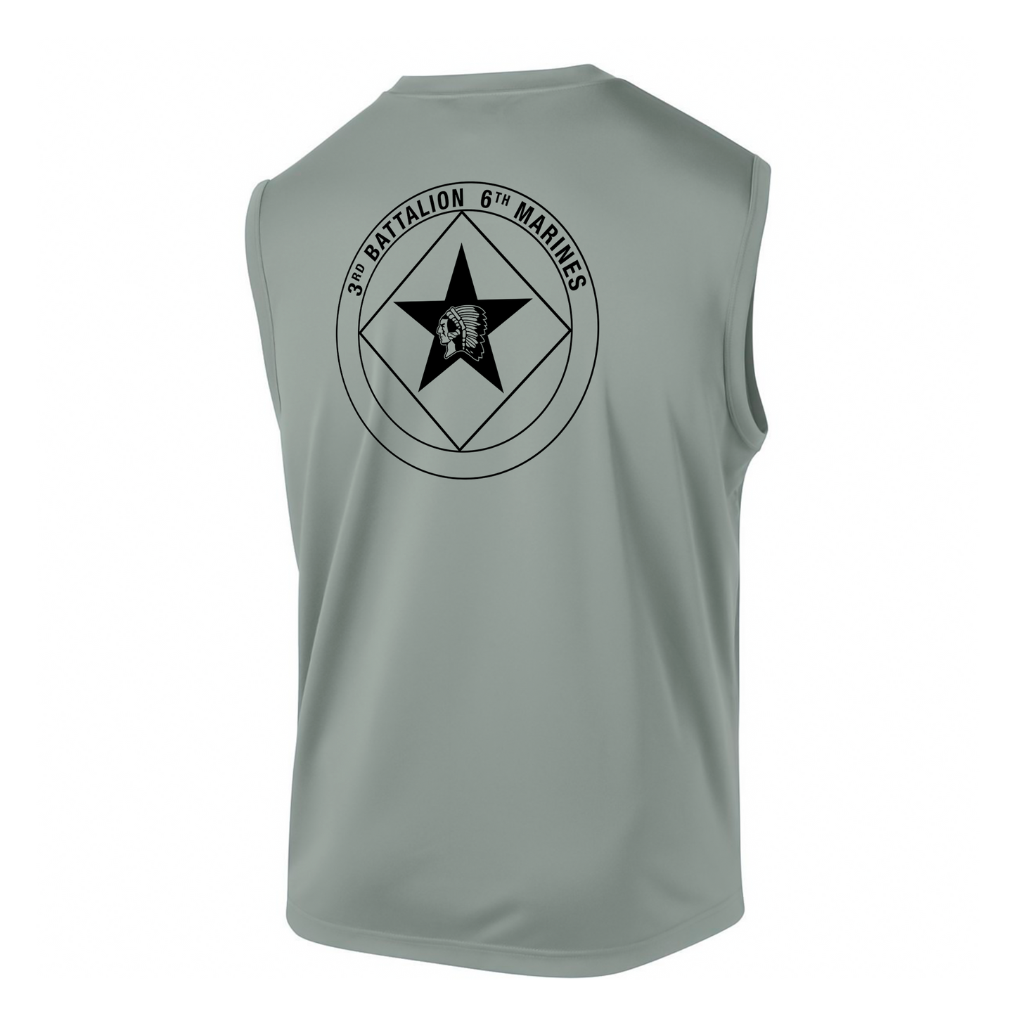 3rd Battalion 6th Marines Unit "Teufelhunden" DRIFIT Sleeveless, Tank, Sleeveless Hoodie