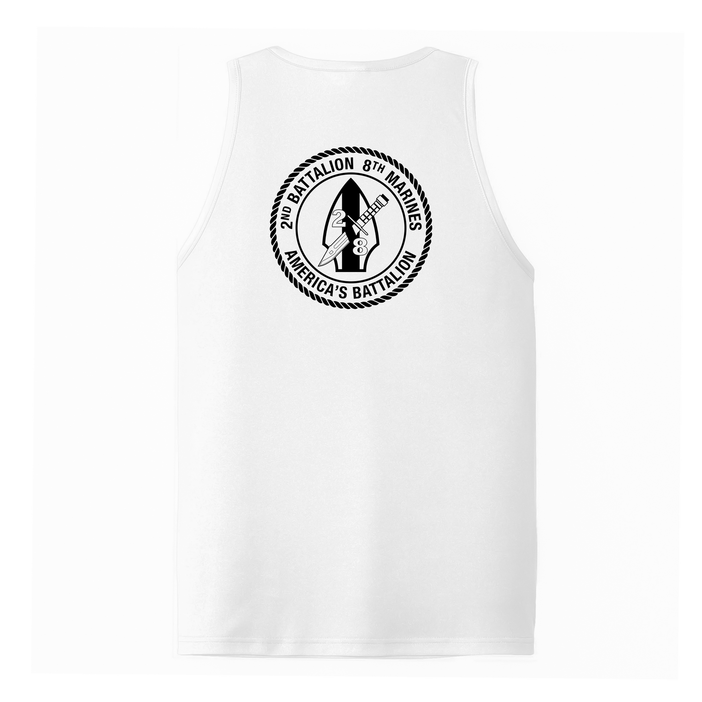 2nd Battalion 8th Marines Unit "America's Battalion" DRIFIT Sleeveless, Tank, Sleeveless Hoodie