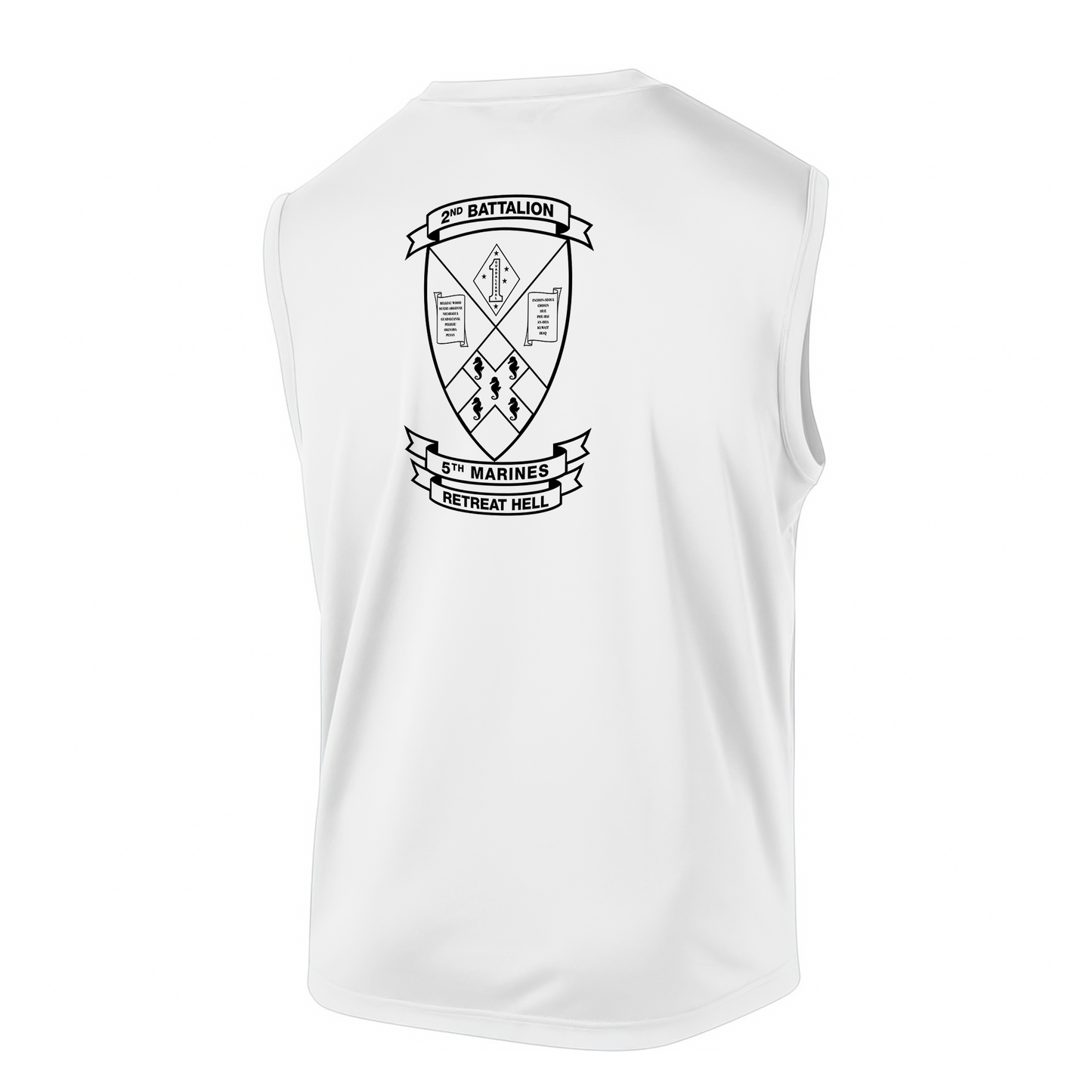 2nd Battalion 5th Marines Unit "Marauders" DRIFIT Sleeveless, Tank, Sleeveless Hoodie