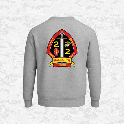 2nd Battalion 2nd Marines Unit "Warlords" Classic Edition #3 | Sweatshirt