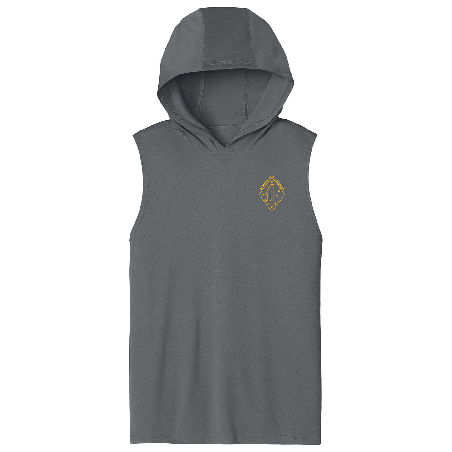 1st Battalion 1st Marines Unit "First of the First" DRIFIT Sleeveless, Tank, Sleeveless Hoodie