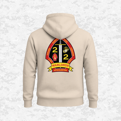2nd Battalion 2nd Marines Unit "Warlords" Classic Edition #1 | Hoodie