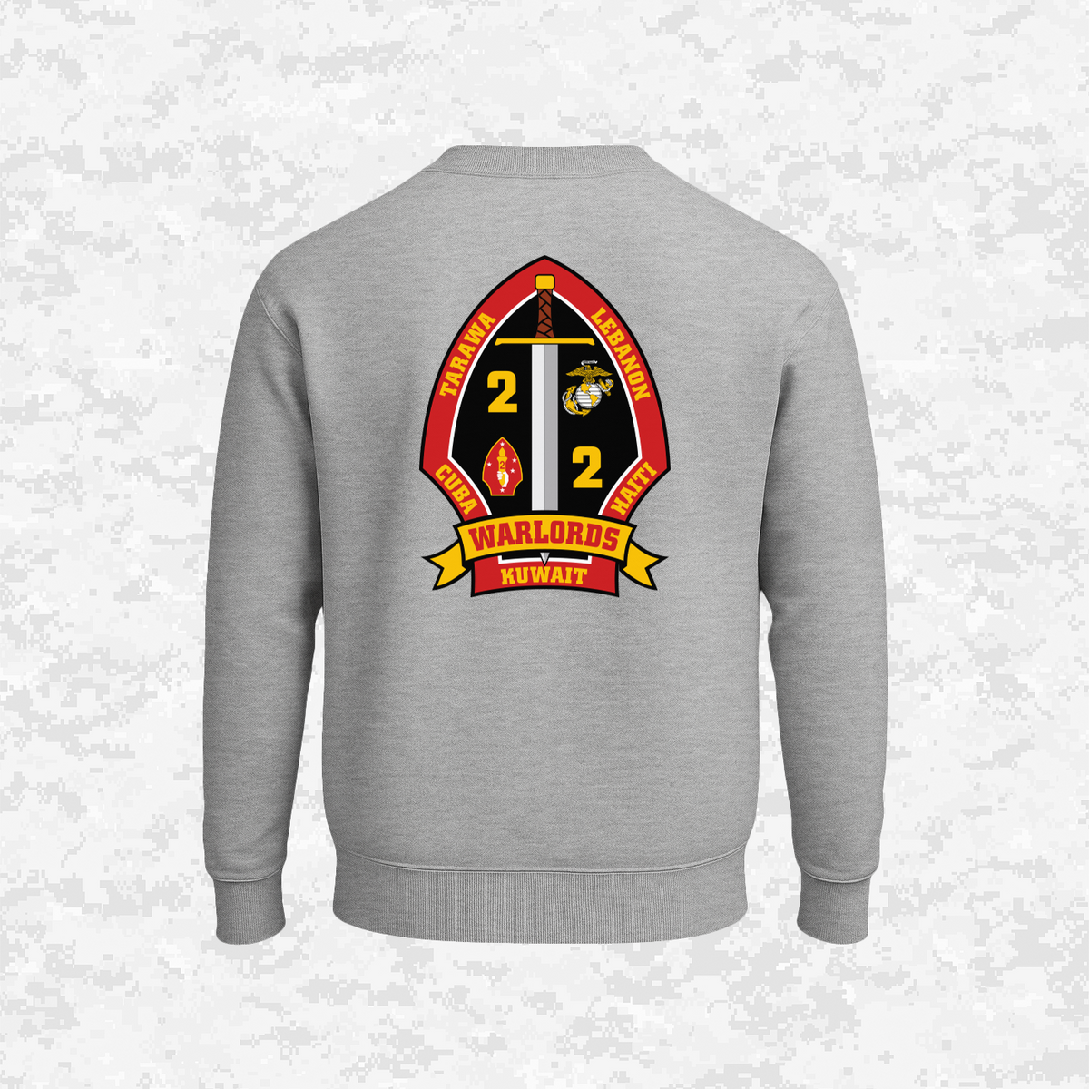 2nd Battalion 2nd Marines Unit "Warlords" #4 | Sweatshirt