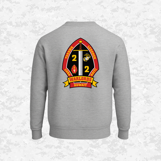 2nd Battalion 2nd Marines Unit "Warlords" #4 | Sweatshirt