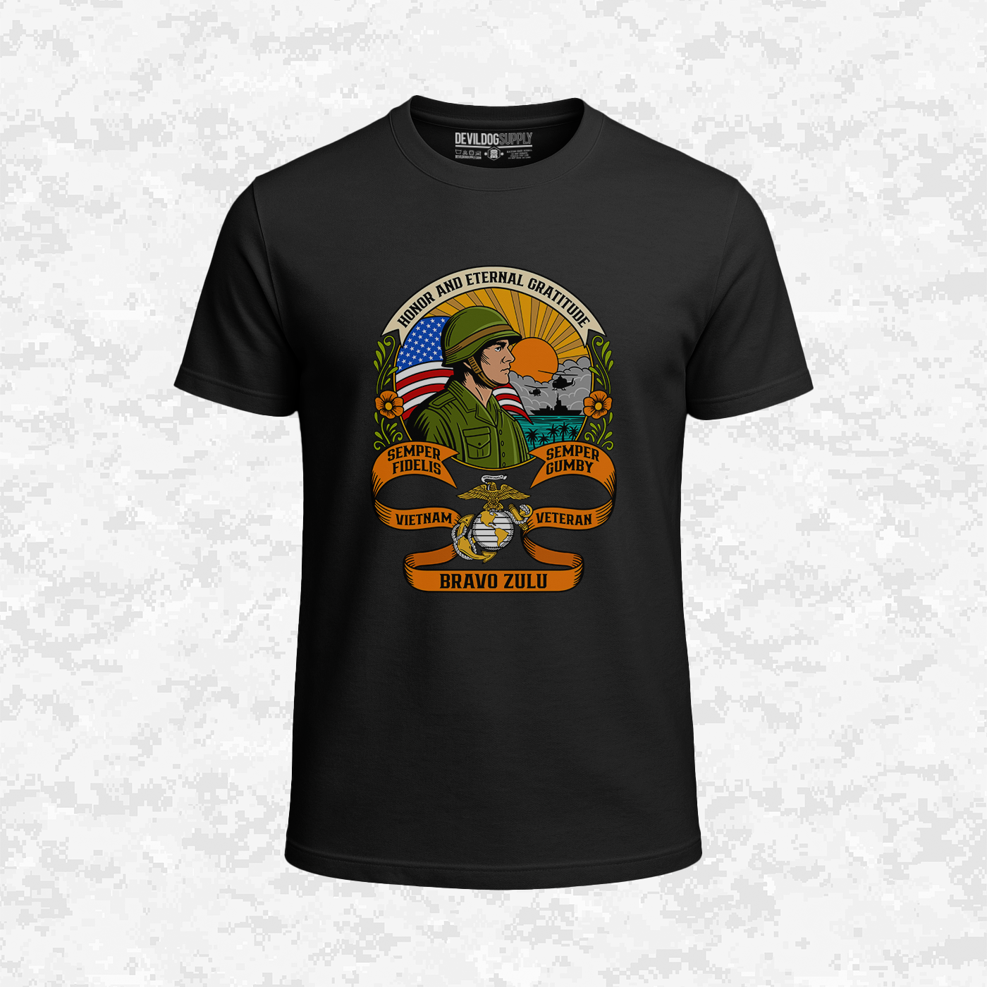 Vietnam Veteran | Honor & Gratitude | T-shirt