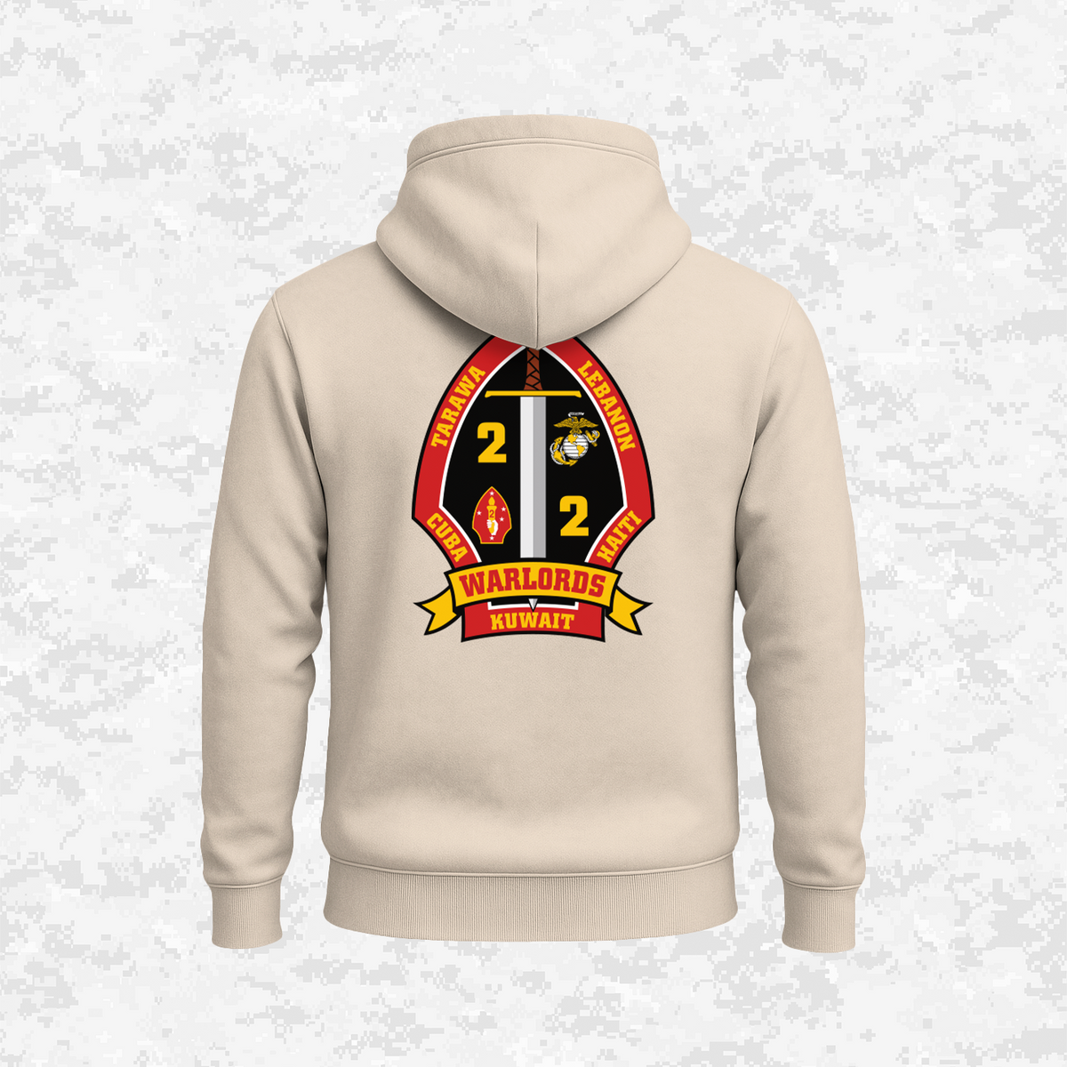 2nd Battalion 2nd Marines Unit "Warlords" #4 | Hoodie