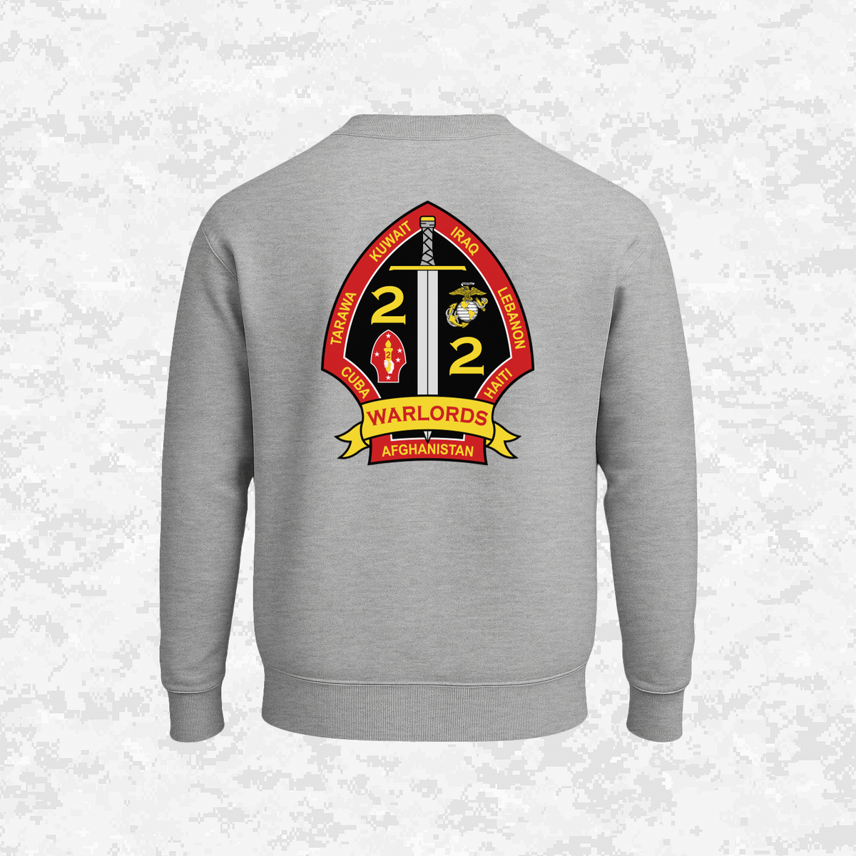 2nd Battalion 2nd Marines Unit "Warlords" Classic Edition #1 | Sweatshirt