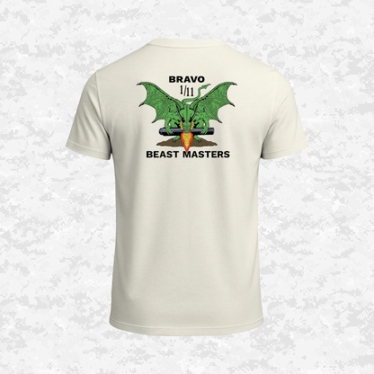 1st Bn 11th marines Bravo "Beast Masters" | T-shirt