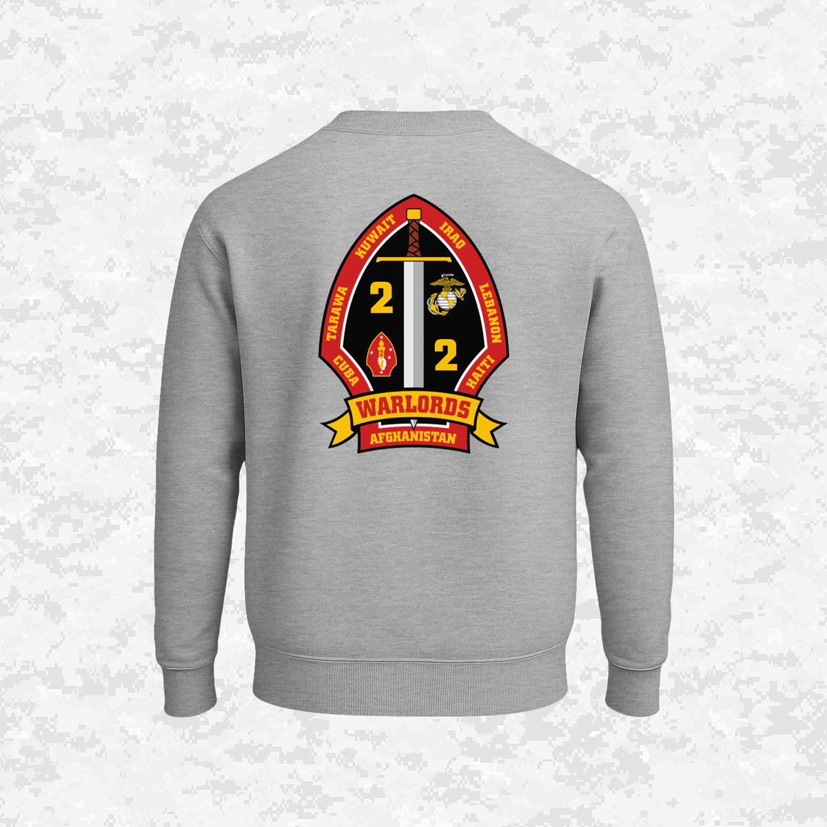 2nd Battalion 2nd Marines Unit "Warlords" #2 | Sweatshirt