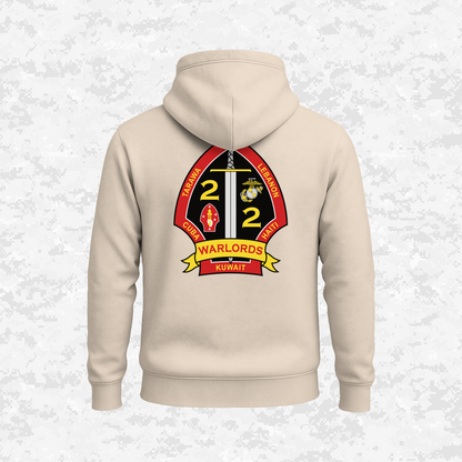 2nd Battalion 2nd Marines Unit "Warlords" Classic Edition #3 | Hoodie