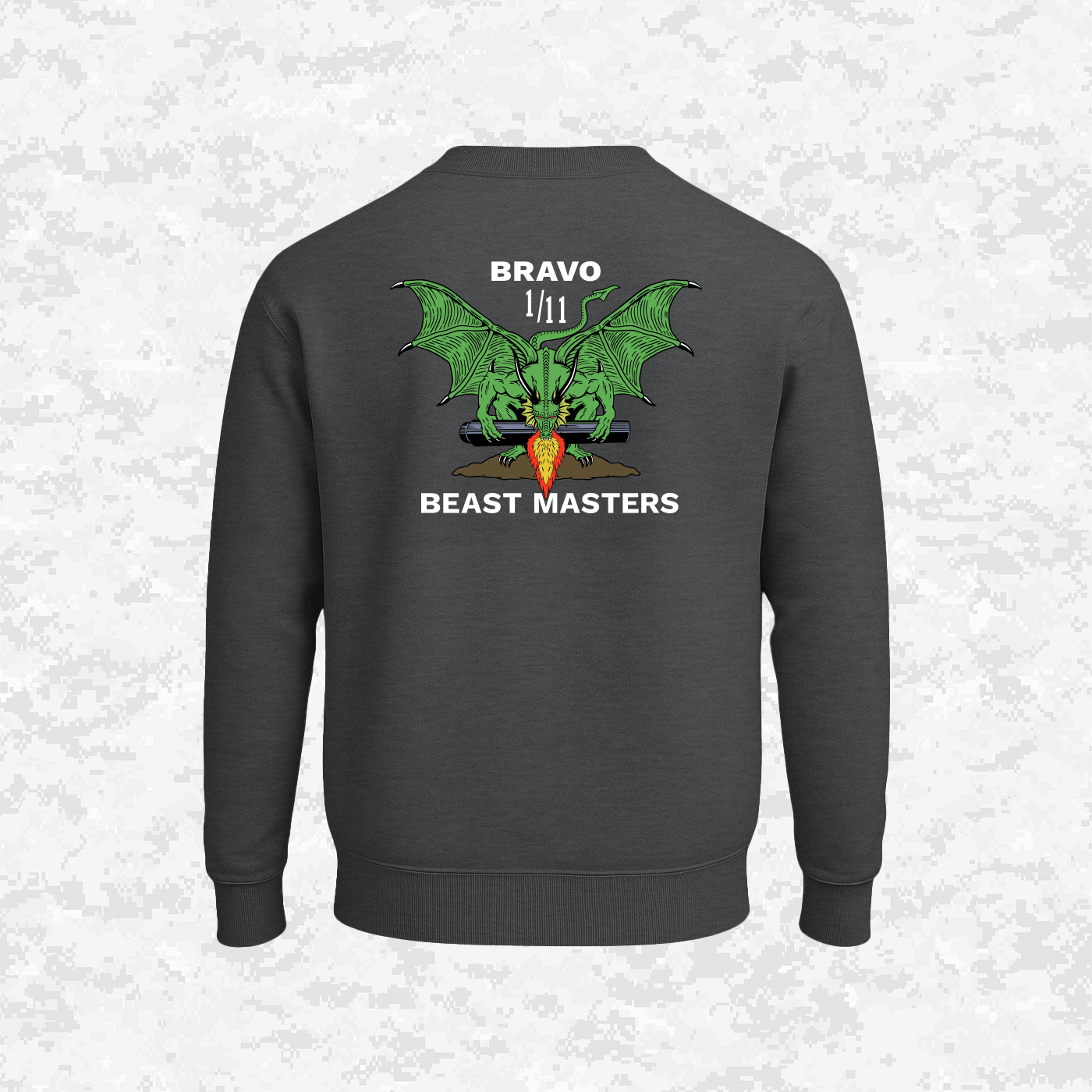 1st Bn 11th marines Bravo "Beast Masters" | Sweatshirt