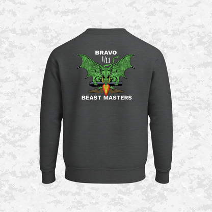 1st Bn 11th marines Bravo "Beast Masters" | Sweatshirt