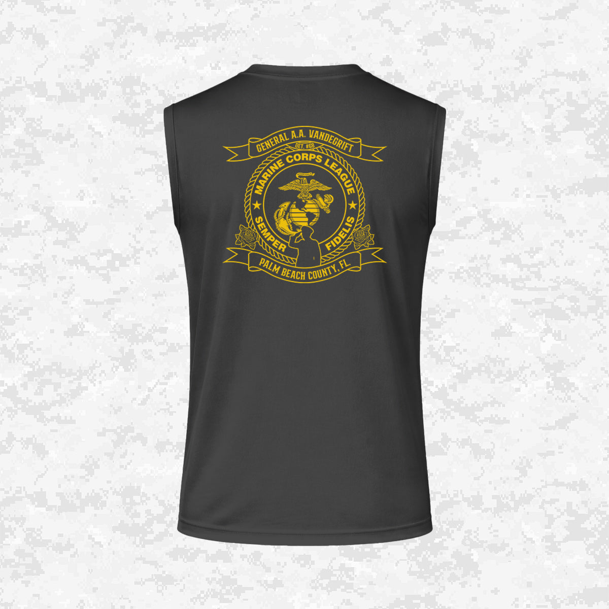 Marine Corps League | General A.A. Vandegrift Detachment #68 | DRIFIT Sleeveless, Tank, Sleeveless Hoodie