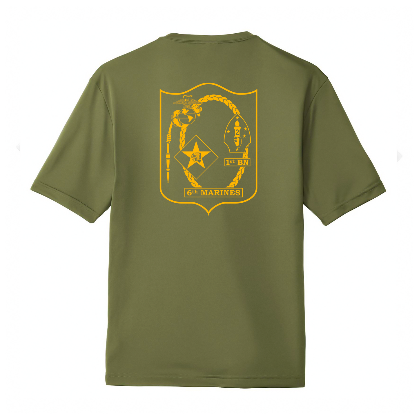 1st Battalion 6th Marines Unit "1/6 Hard" #2 DRIFIT Shirt