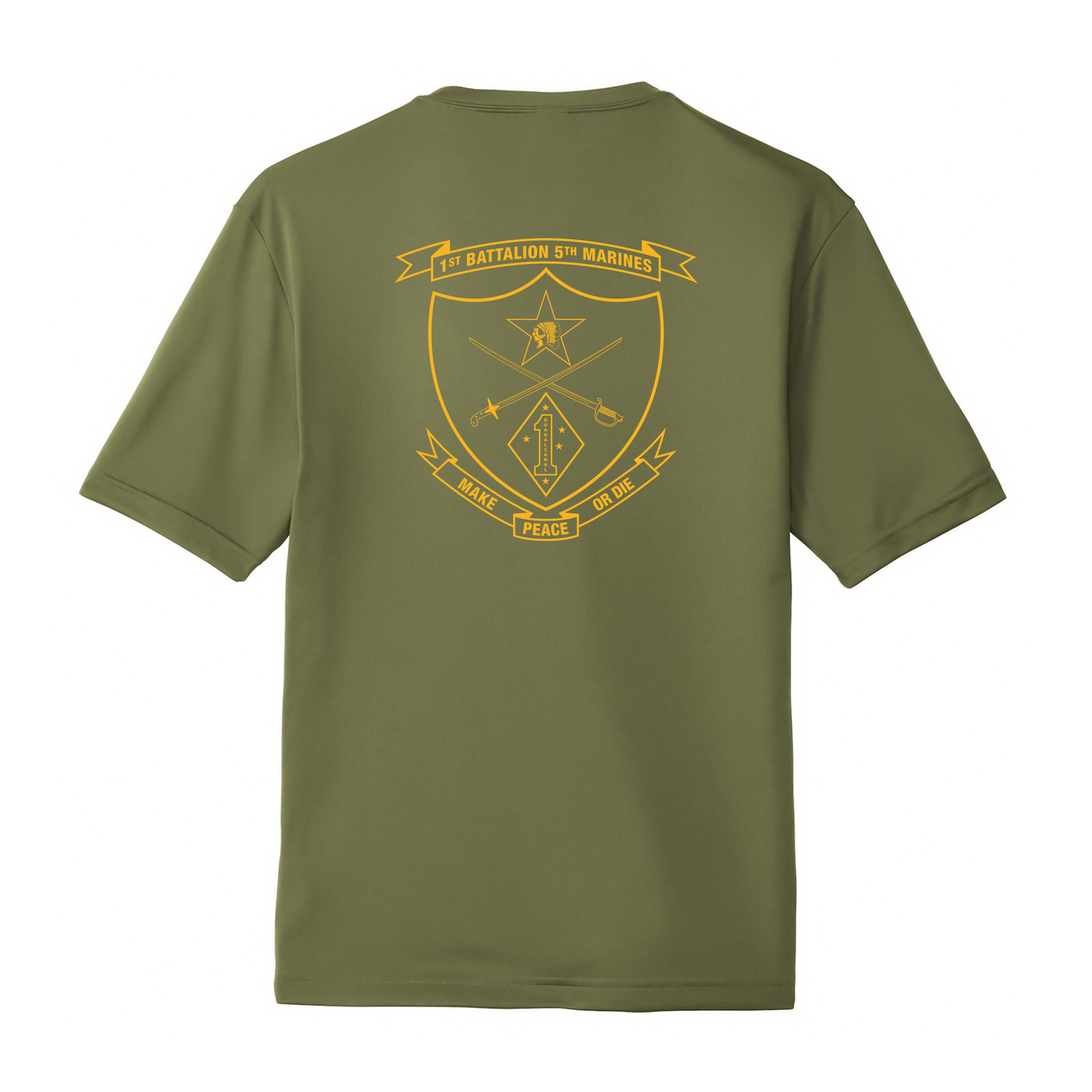 1st Battalion 5th Marines Unit "Geronimo" DRIFIT Shirt