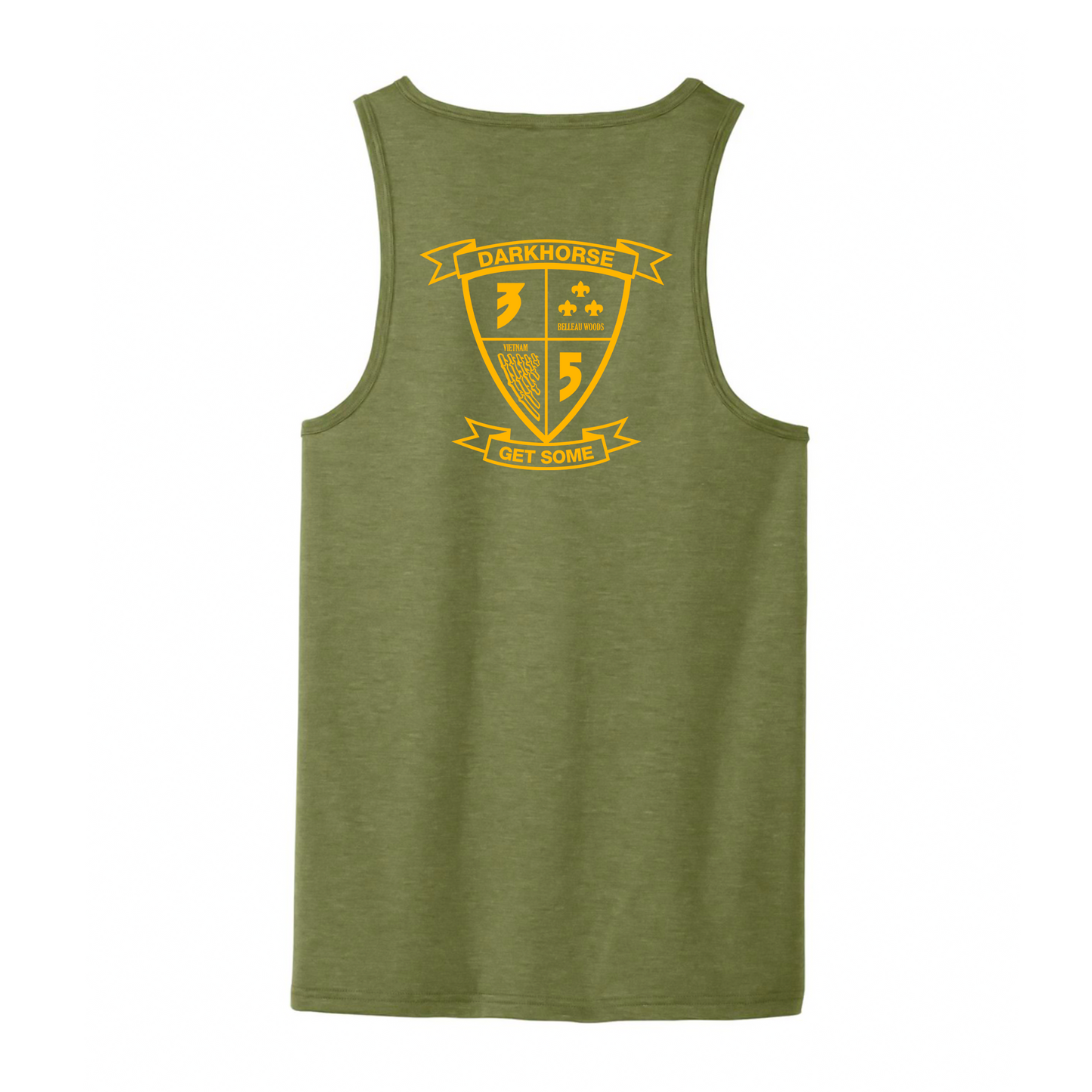 3rd Battalion 5th Marines Unit "Darkhorse" DRIFIT Sleeveless, Tank, Sleeveless Hoodie