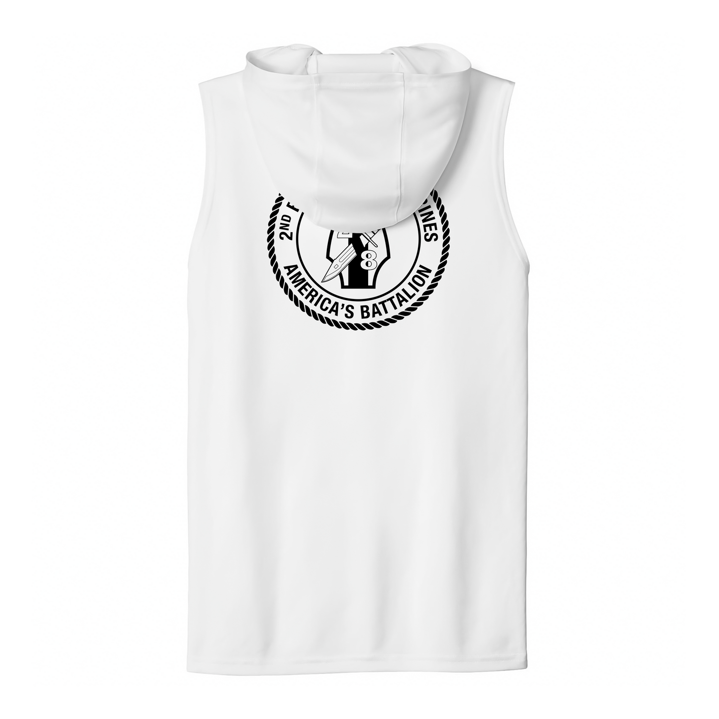 2nd Battalion 8th Marines Unit "America's Battalion" DRIFIT Sleeveless, Tank, Sleeveless Hoodie