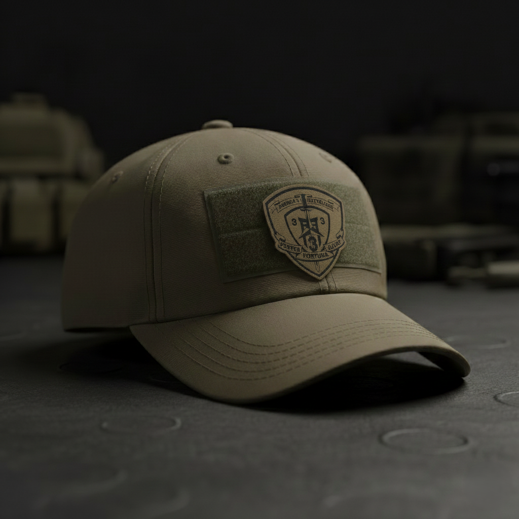 Leather Patch | 3rd Battalion 3rd Marines "Trinity" | Velcro Backed | Brown / Black