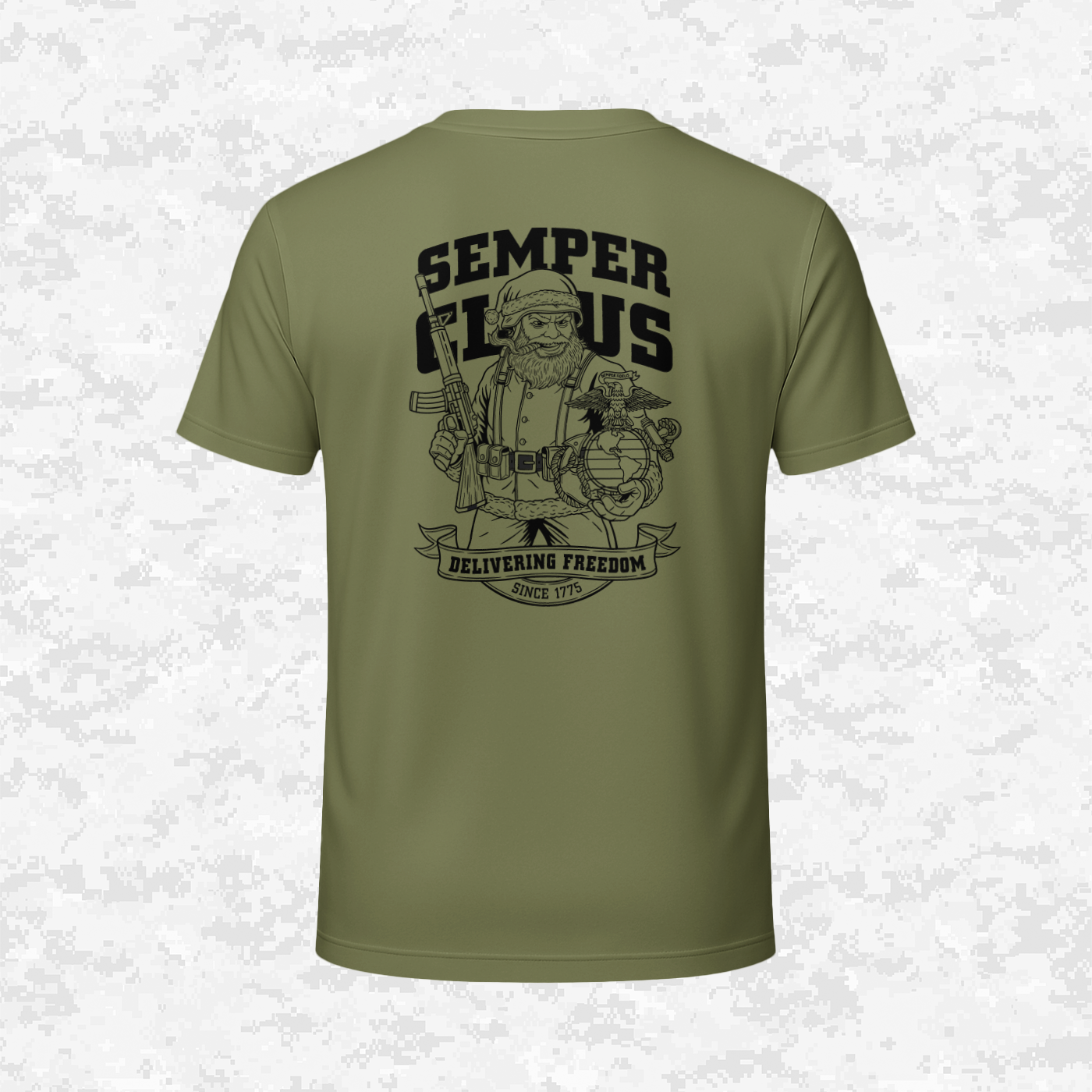 Semper Claus | Delivering Freedom | DRIFIT T-shirt