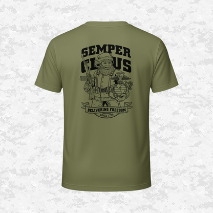 Semper Claus | Delivering Freedom | DRIFIT T-shirt