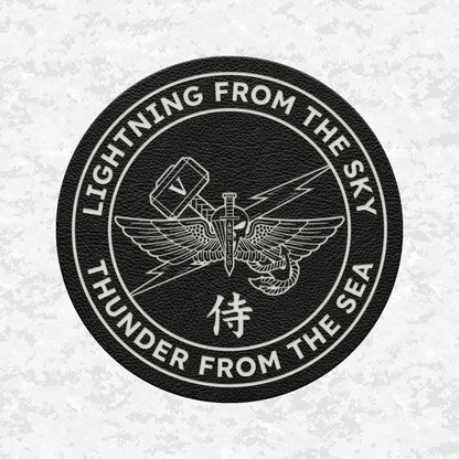 5th ANGLICO | Lightning From The Sky, Thunder From The Sea | Leather Patch | Velcro Backed