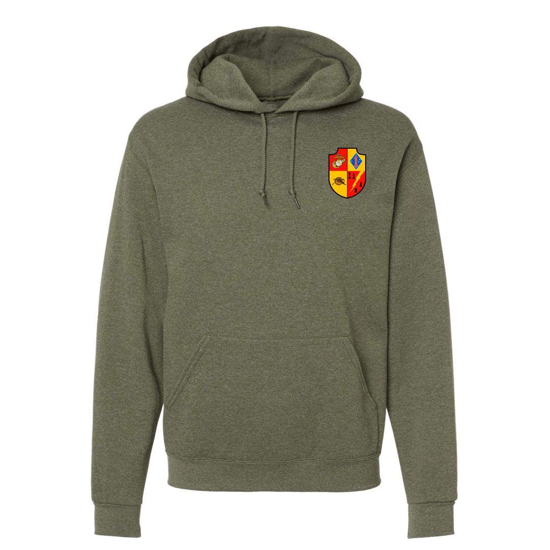 5th Battalion 11th Marines Unit "Steel Rain" Hoodie