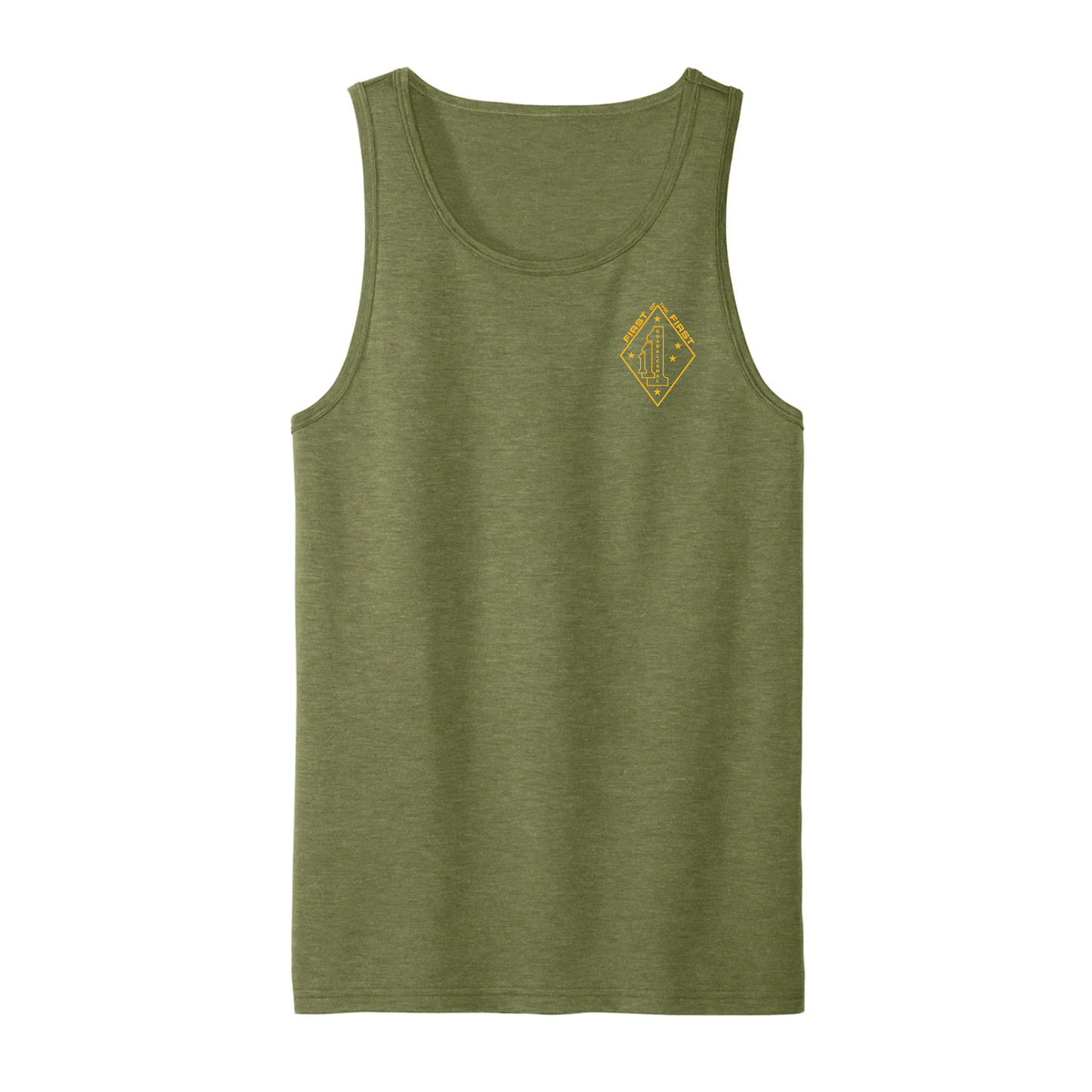 1st Battalion 1st Marines Unit "First of the First" DRIFIT Sleeveless, Tank, Sleeveless Hoodie