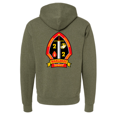 2nd Battalion 2nd Marines Unit "Warlords" #3 Hoodie
