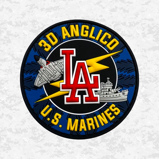 3D ANGLICO: Los Angeles Edition | PVC Patch | Velcro Backed