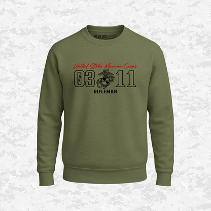 MOS 0311 Rifleman | Sweatshirt
