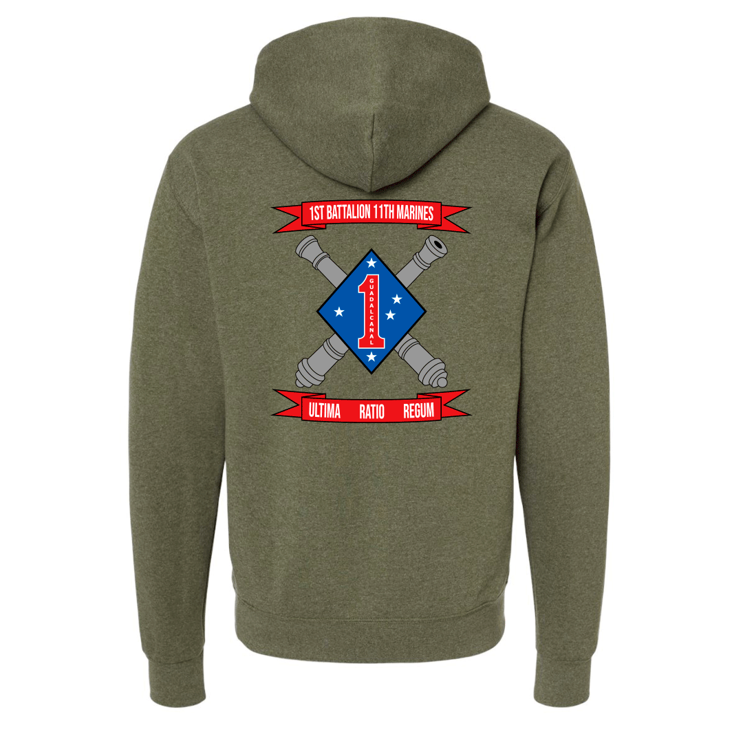 1st Battalion 11th Marines Unit "Cobra" Hoodie