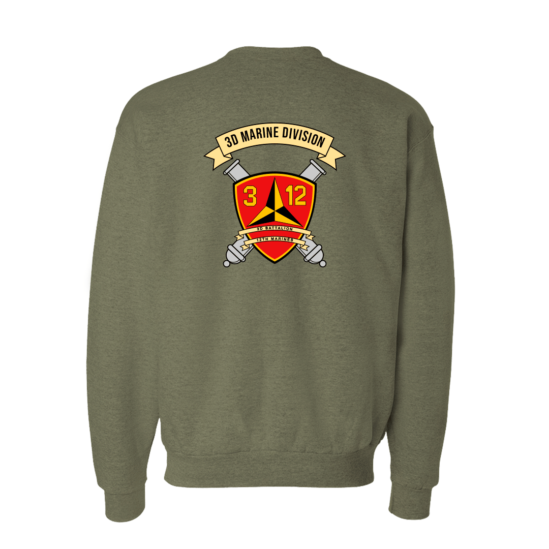 3rd Battalion 12th Marines Unit "Warriors of the Pacific" Sweatshirt