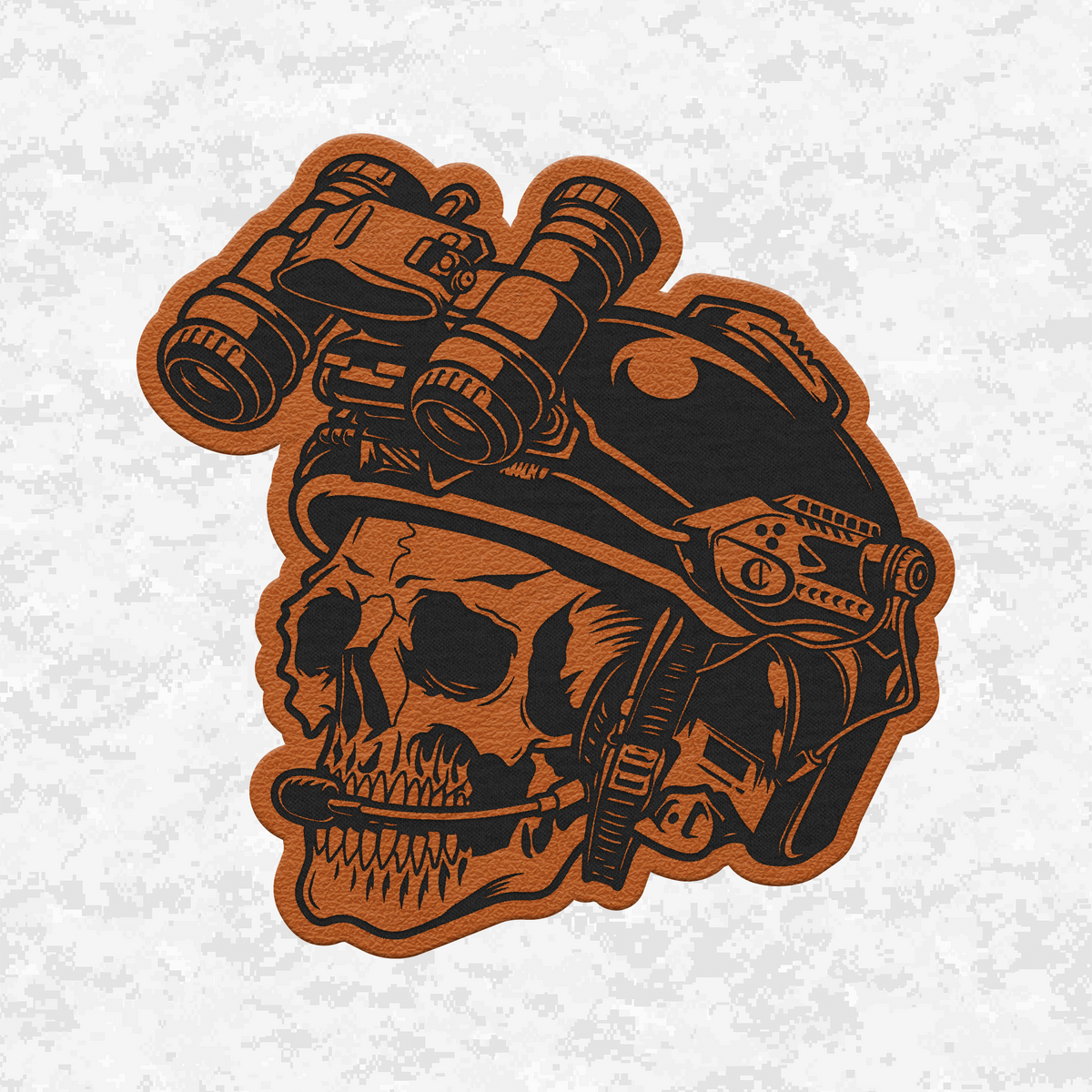 Tactical Helmet Skull NVG | Night Vision Operator | Velcro Backed