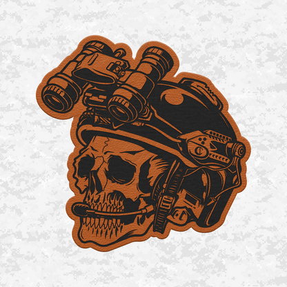 Tactical Helmet Skull NVG | Night Vision Operator | Velcro Backed