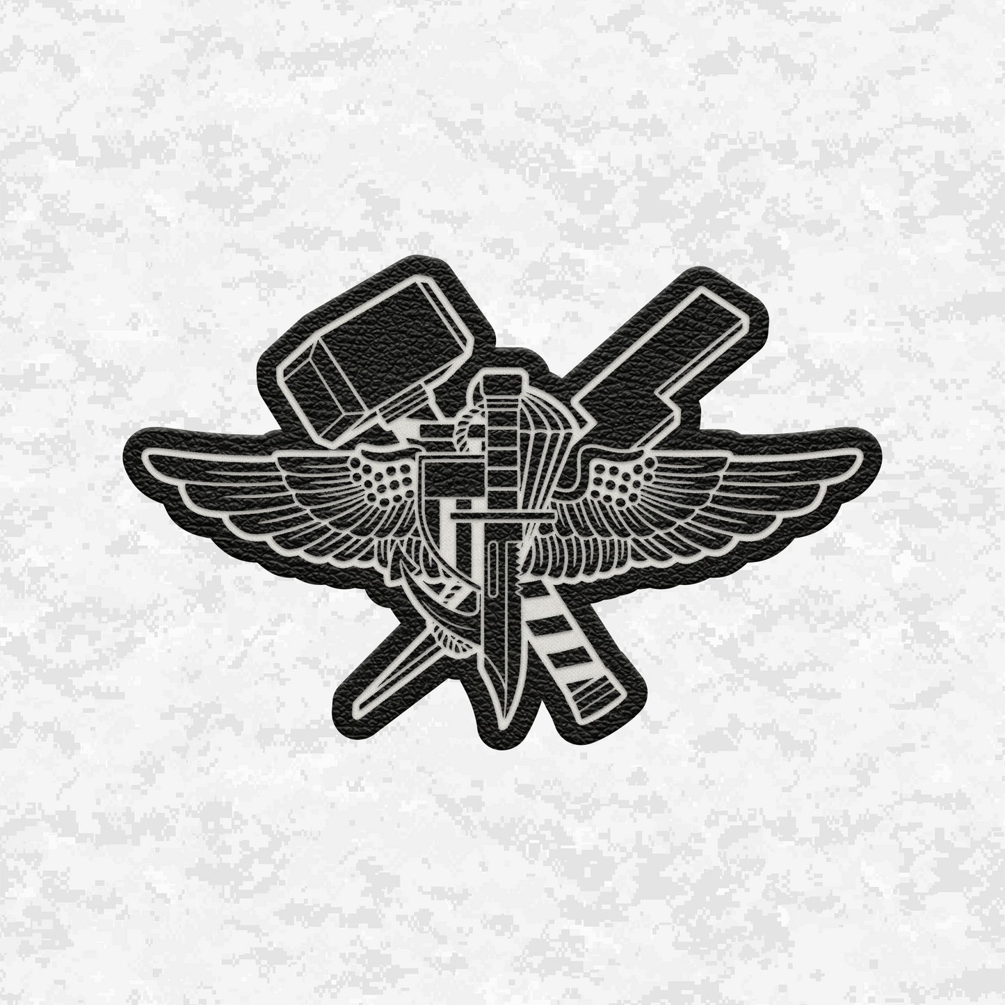 ANGLICO Jack | Leather Patch | Velcro Backed