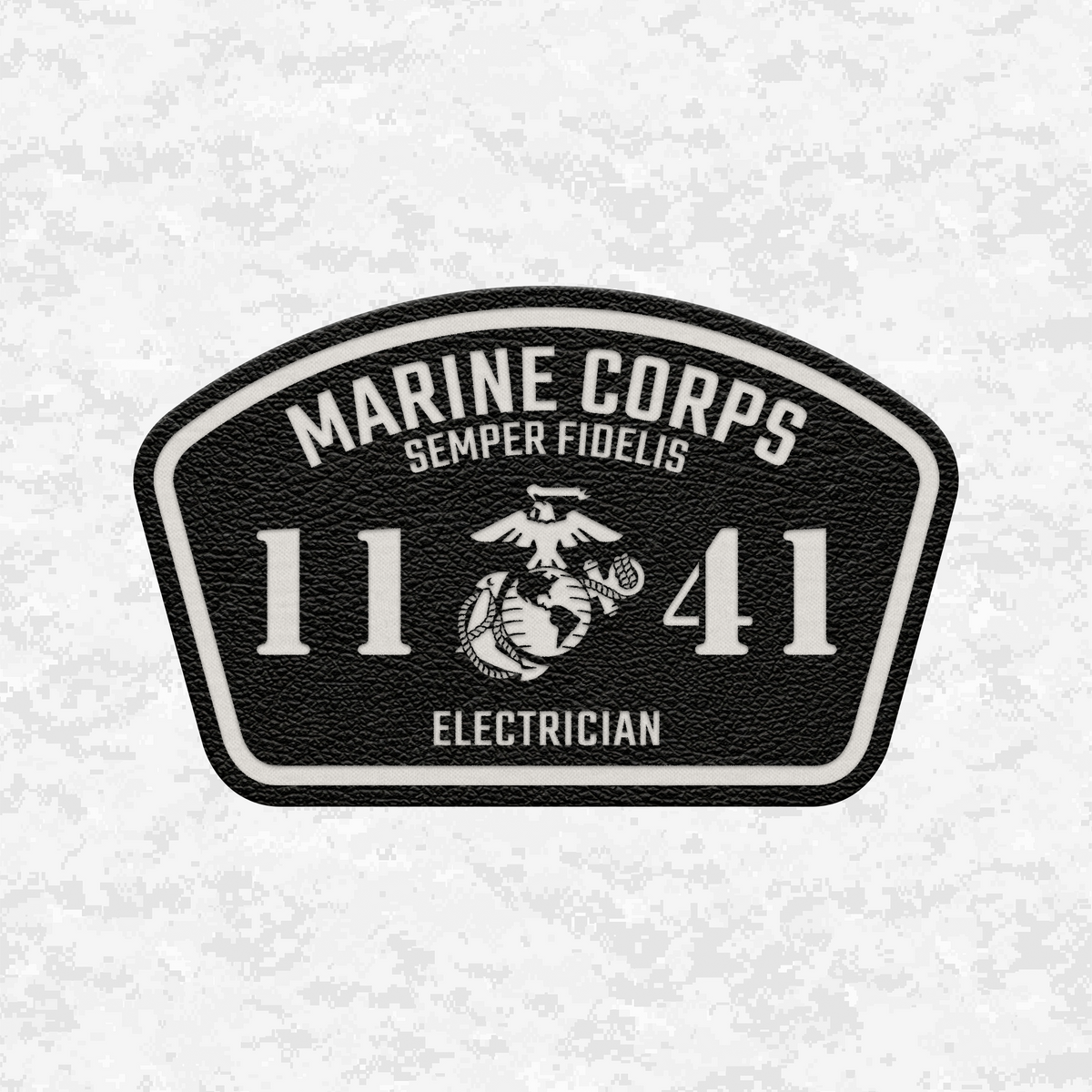MOS 1141 Electrician | Leather Patch | Velcro Backed
