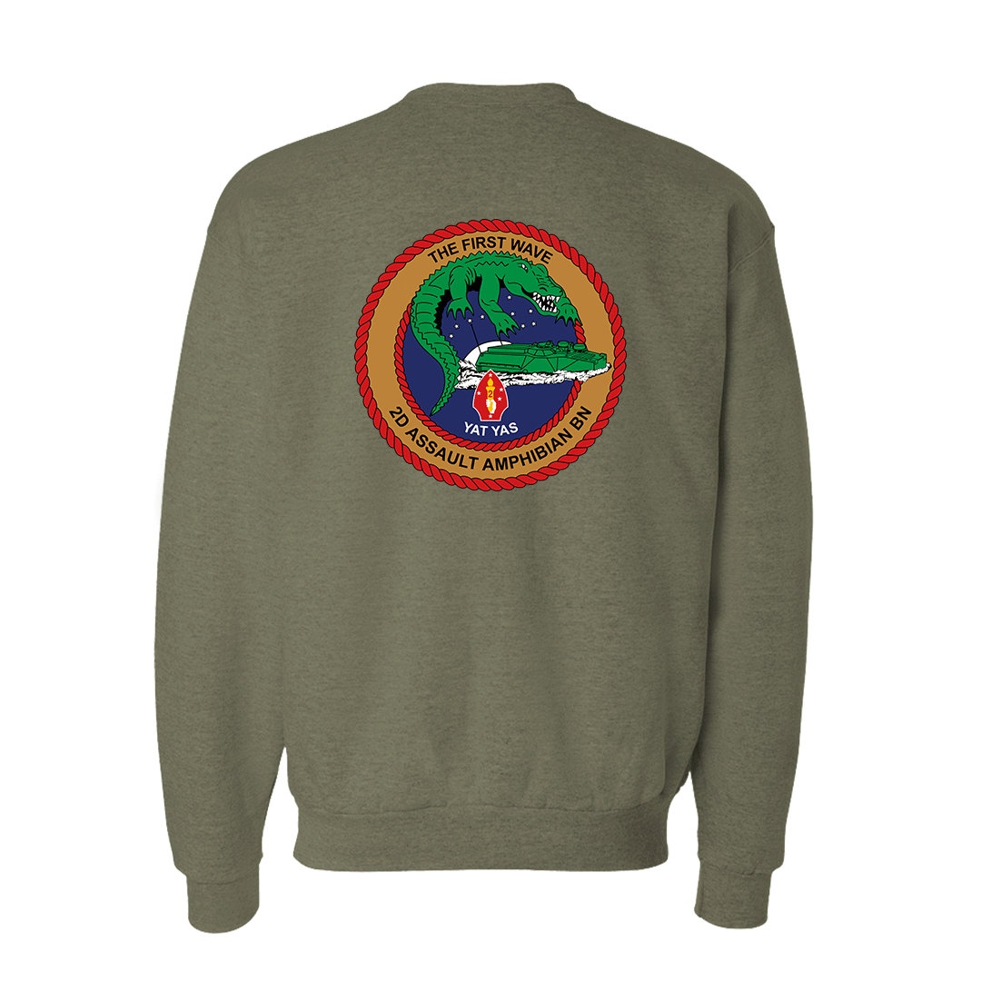 2nd Assault Amphibian Battalion "The First Wave" Sweatshirt