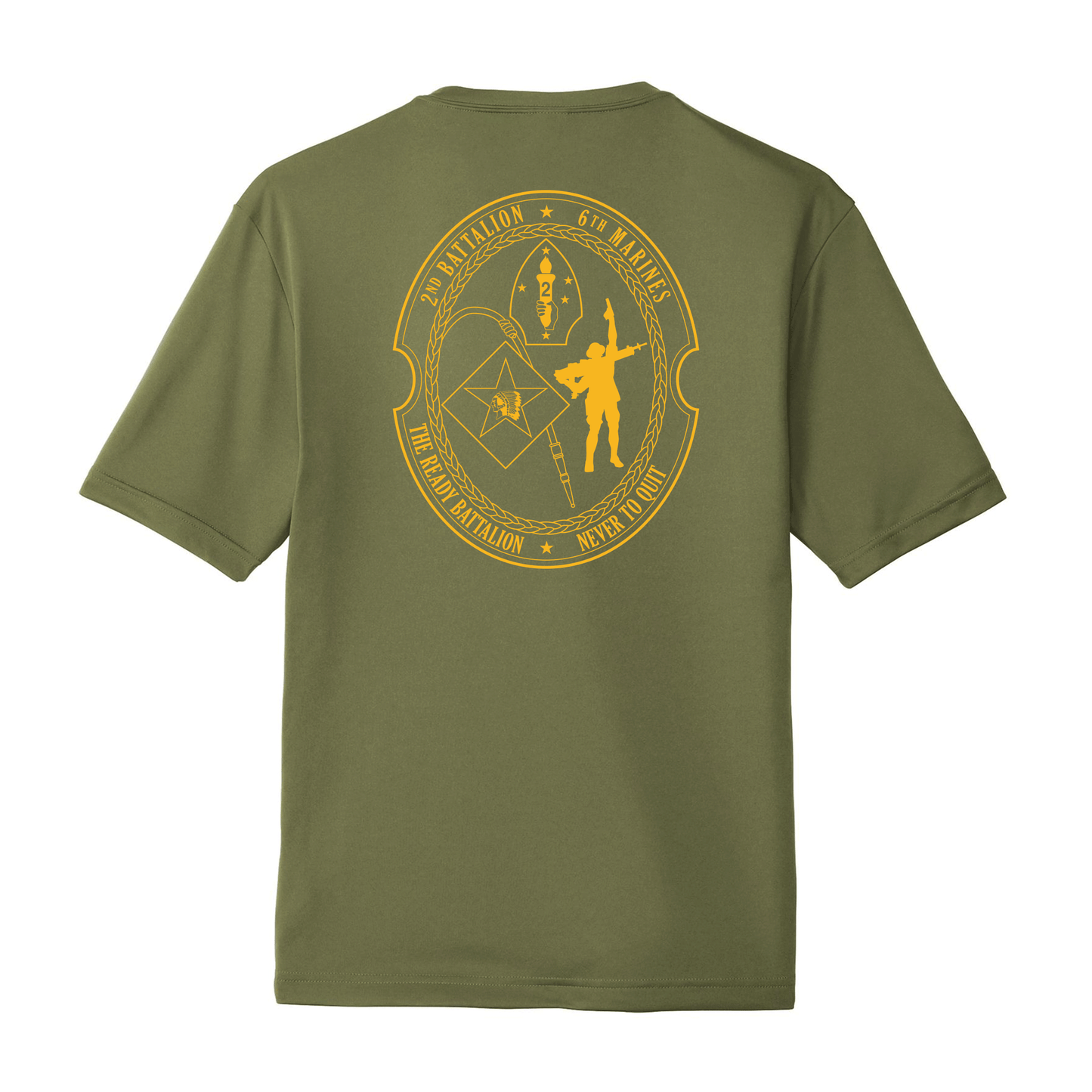 2nd Battalion 6th Marines Unit "The Ready Battalion" Drifit Shirt