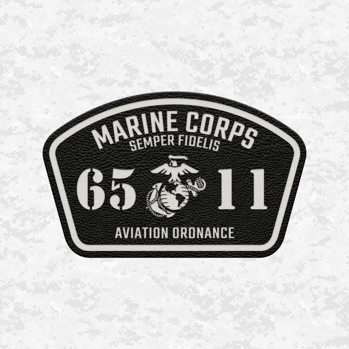 MOS 6511 Aviation Ordnance | Leather Patch | Velcro Backed