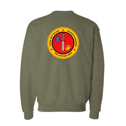 3rd Battalion 7th Marines Unit "The Cutting Edge" Sweatshirt #2