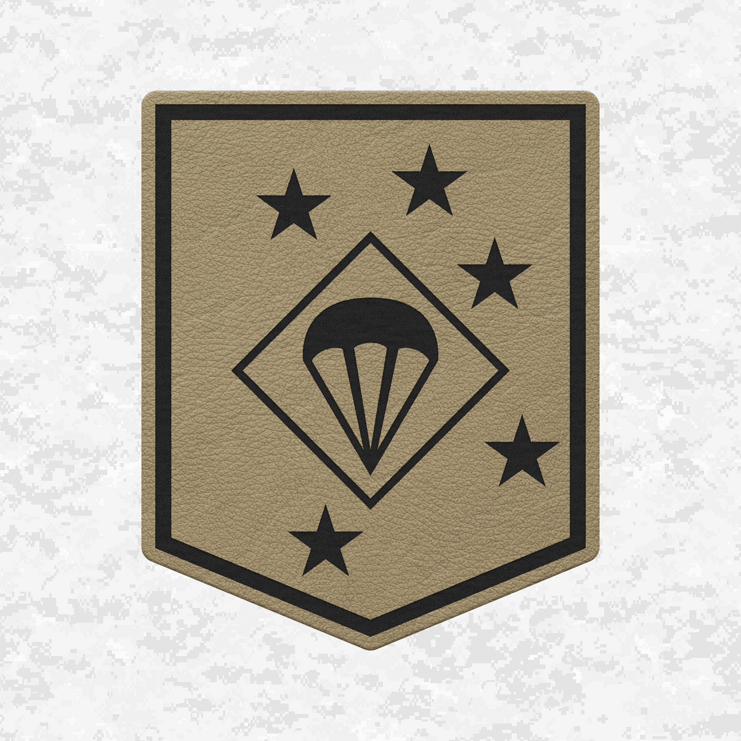 1st MAC Parachute Battalion | Leather Patch | Velcro Backed