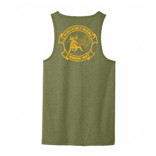 3rd Battalion 1st Marines Unit "Thundering Third" DRIFIT Sleeveless, Tank, Sleeveless Hoodie