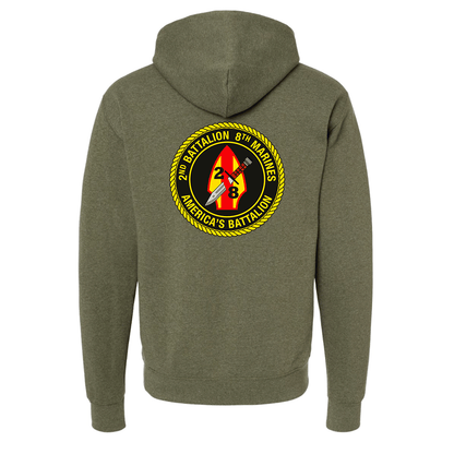 2nd Battalion 8th Marines Unit "America's Battalion" Hoodie