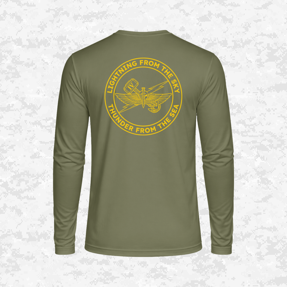 4th ANGLICO | Lightning From The Sky, Thunder From The Sea | DRIFIT Long sleeve, Hoodie